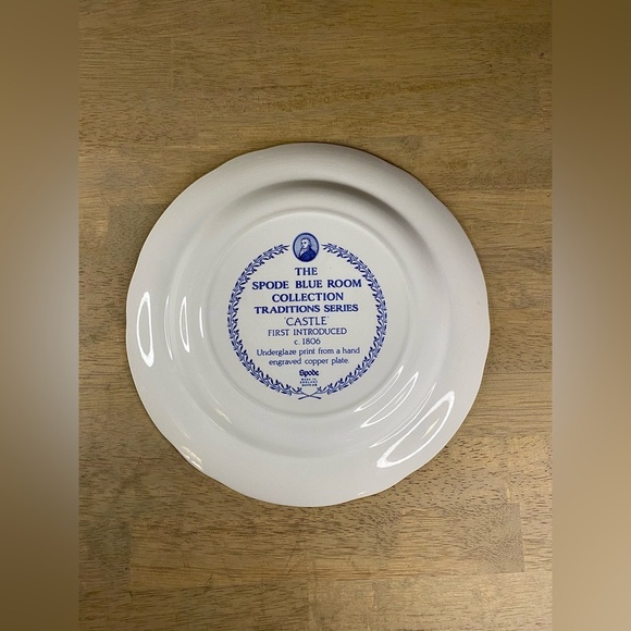 Spode Castle Dinner Plate Blue room Collection Traditions series 10.25" - Picture 4 of 7